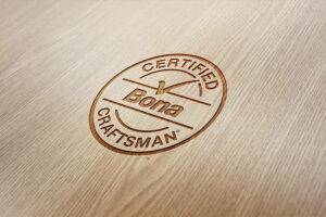 Bona certified hardwood floor refinishing craftsmen.